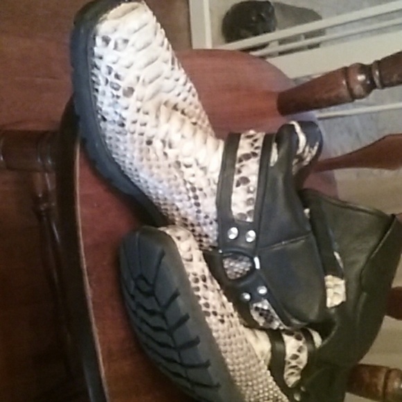 Python Biker Boots - Picture 2 of 2